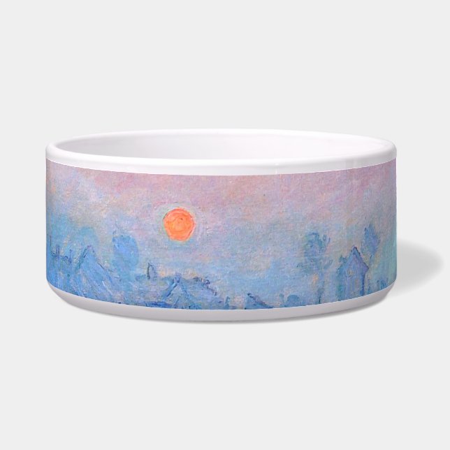 Sonnenuntergang an der Seine-Claude Monet Napf (Vorderseite)