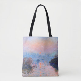 Sonnenuntergang an der Seine-Claude Monet Tasche