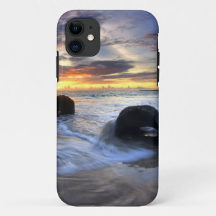 Sonnenuntergang an Kedonganan Strand iPhone 11 Hülle