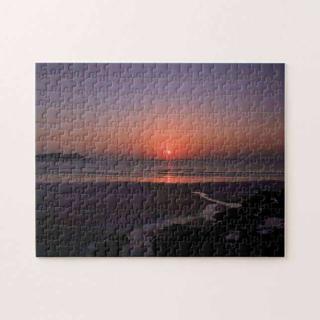 Sonnenuntergang an Polzeath Puzzlen (Horizontal)