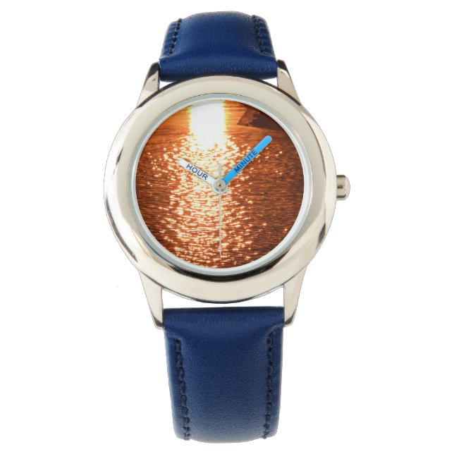 Sonnenuntergang Armbanduhr (Vorderseite)