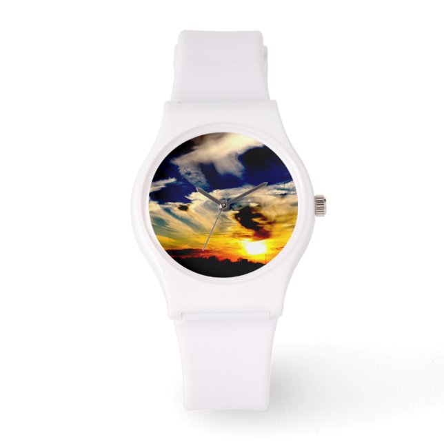Sonnenuntergang Armbanduhr (Vorderseite)