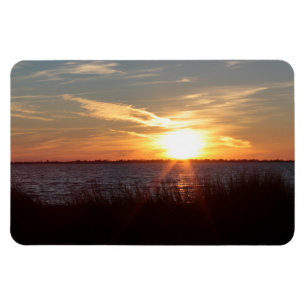 Sonnenuntergang auf Chincoteague Insel Magnet