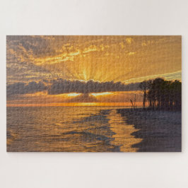 Sonnenuntergang auf Dauphin Island, Alabama