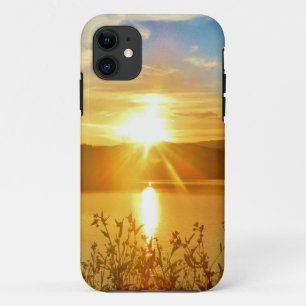 Sonnenuntergang auf dem Bergsee Arrowhead title_seo2