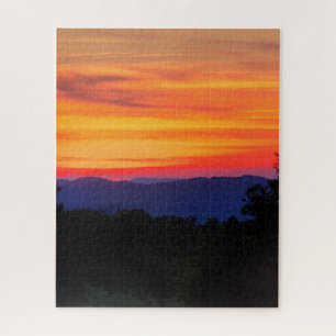 Sonnenuntergang auf dem Blue Ridge Parkway