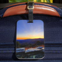 Sonnenuntergang auf dem Blue Ridge Parkway
