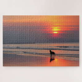 Sonnenuntergang auf dem irischen Meer - 20x30 -