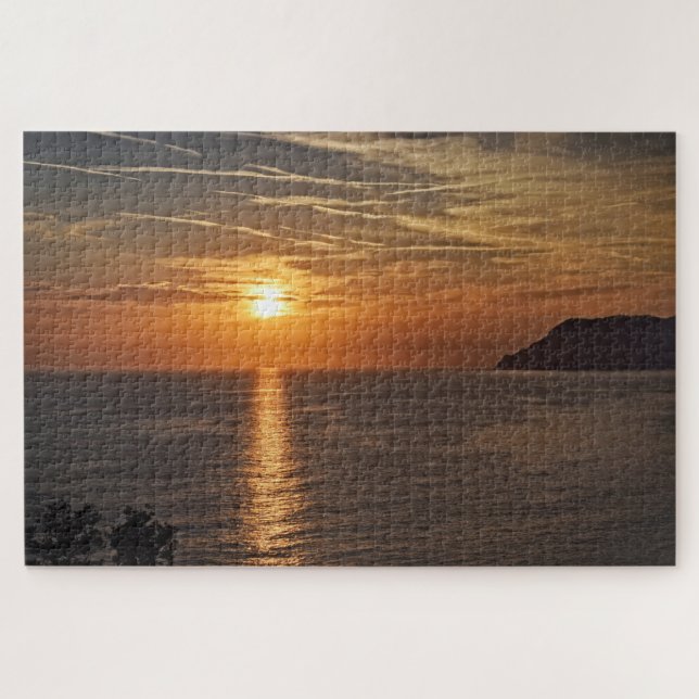 Sonnenuntergang auf den Cinque Terre, Italien - 20 (Horizontal)