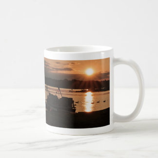 Sonnenuntergang auf den Docks Kaffeetasse
