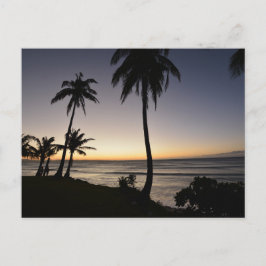 Sonnenuntergang auf den Philippinen Postkarte