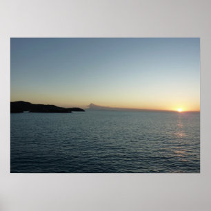 Sonnenuntergang auf der Insel Antigua II Seascape Poster