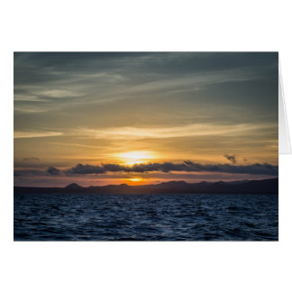 Sonnenuntergang auf der Insel Bartolome