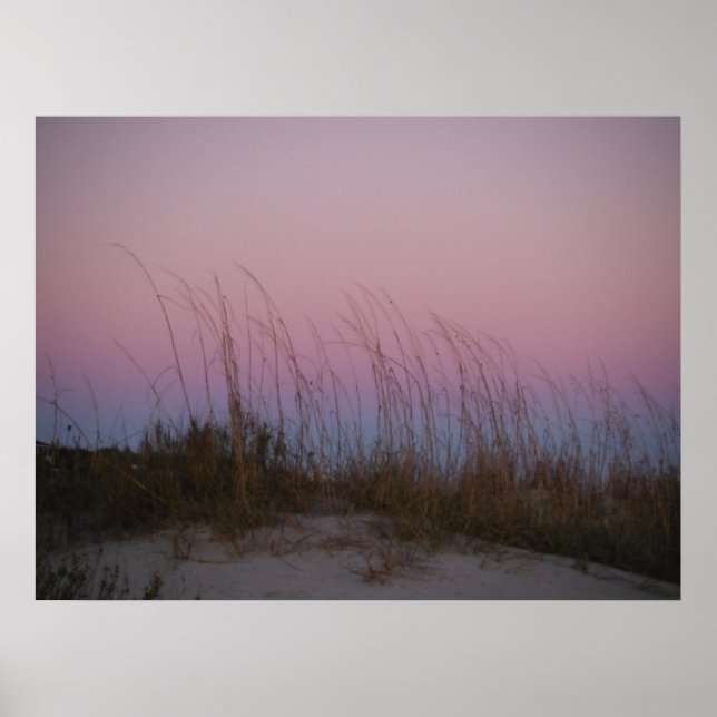 Sonnenuntergang auf der Insel Sullivan, South Caro Poster (Vorne)