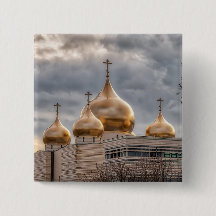 Sonnenuntergang auf der russisch-orthodoxen Kathed