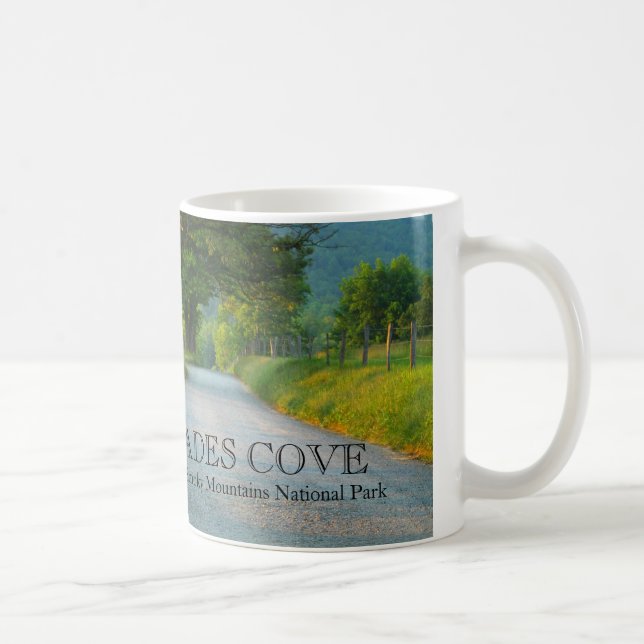 Sonnenuntergang auf Funken-Weg - Cades Bucht-Tasse Kaffeetasse (Rechts)