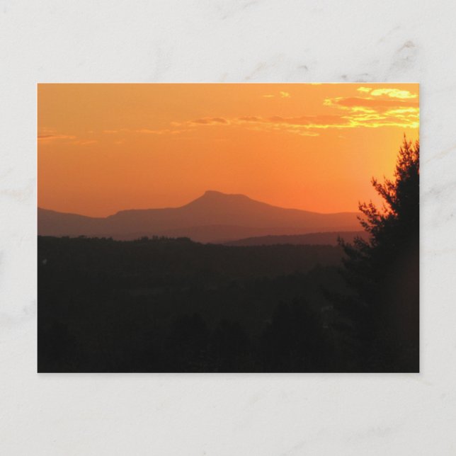 Sonnenuntergang auf Kamels Hügel Postkarte (Vorderseite)
