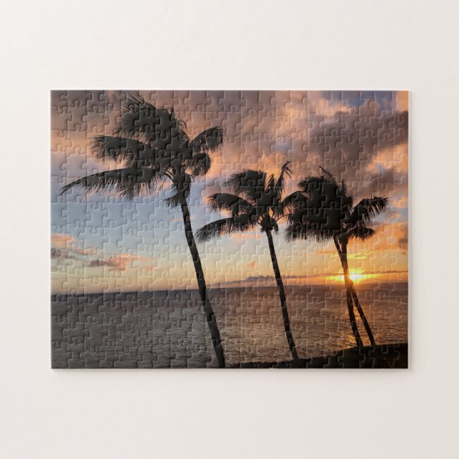 Sonnenuntergang auf Kauai, Hawaii (Horizontal)