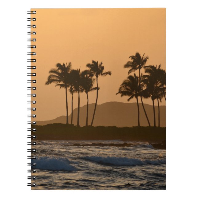 Sonnenuntergang auf Kauai Notizblock (Vorderseite)