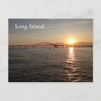 Sonnenuntergang auf Long Island Postkarte
