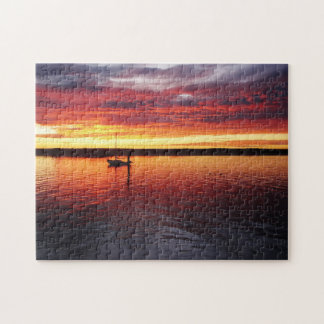 Sonnenuntergang auf Morro Buchtpuzzlespiel