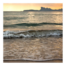Sonnenuntergang auf Saint Cyr's Beach Foto - Seasc