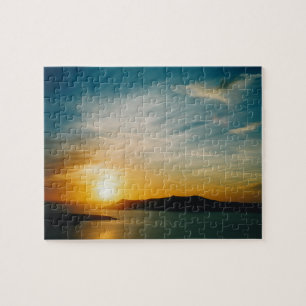 Sonnenuntergang auf Santorini, Griechenland