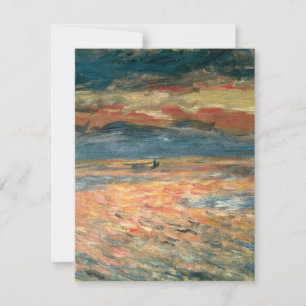 Sonnenuntergang auf See durch Pierre Renoir, Vinta