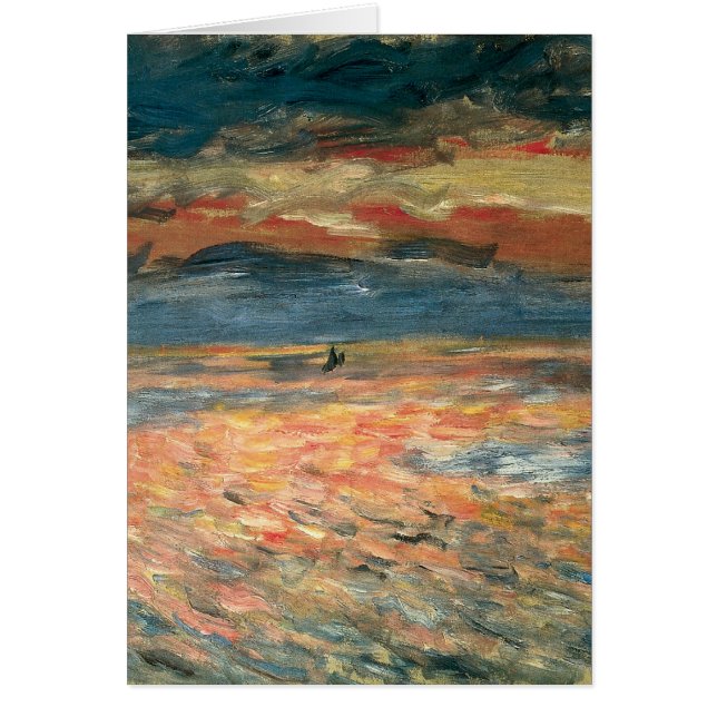 Sonnenuntergang auf See durch Pierre Renoir, Vinta (Vorne)