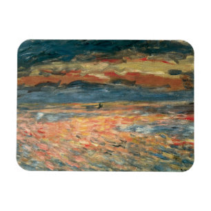 Sonnenuntergang auf See durch Pierre Renoir, Vinta Magnet