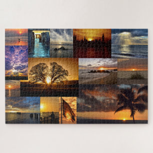 Sonnenuntergang aus der ganzen Welt - 20x30 Zoll