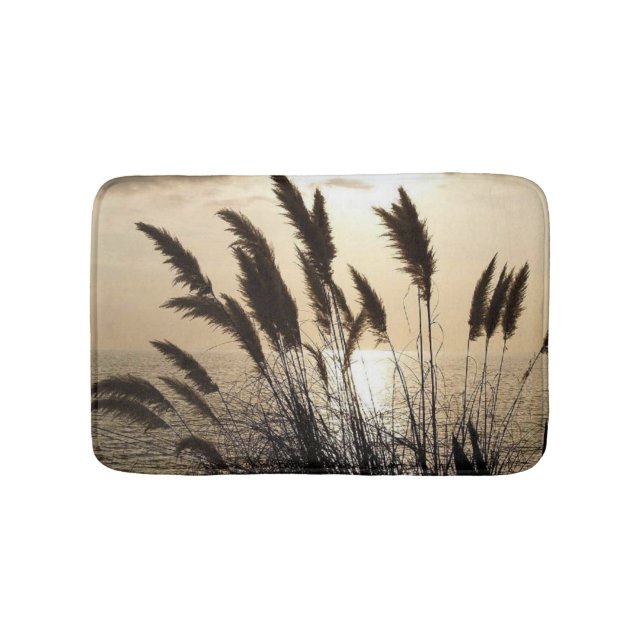 Sonnenuntergang Badematte (Vorderseite)