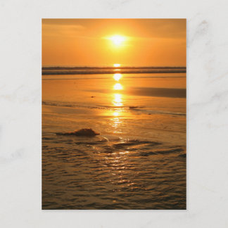 Sonnenuntergang Bali Postkarte