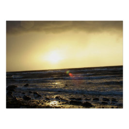 Sonnenuntergang Baltische See Poster