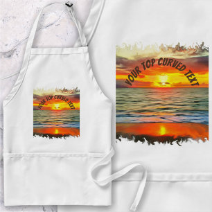 Sonnenuntergang Banderas Bay 1738 Schürze