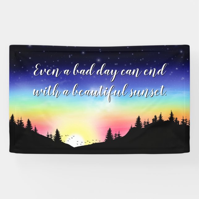 Sonnenuntergang Banner (Horizontal)