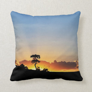 Sonnenuntergang-Bauernhof Londrina Kissen
