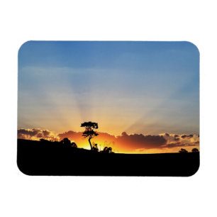 Sonnenuntergang-Bauernhof Londrina Magnet