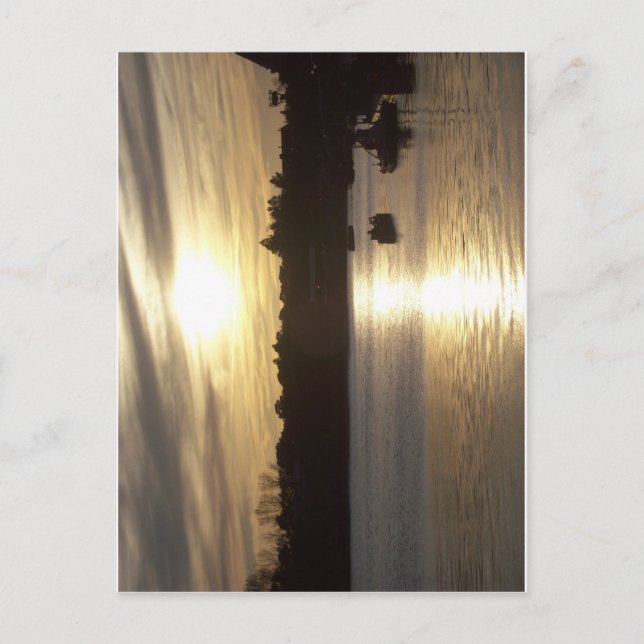 Sonnenuntergang bei EPCOT Postkarte (Vorderseite)