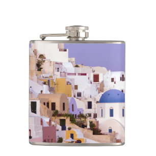 Sonnenuntergang bei Oil, Santorini 2 Flachmann