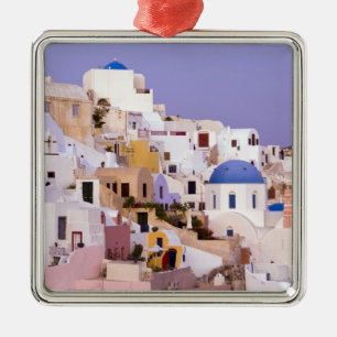 Sonnenuntergang bei Oil, Santorini 2 Ornament Aus Metall