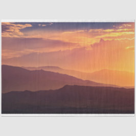 Sonnenuntergang Berge Dekoupage Tissue Paper Seidenpapier