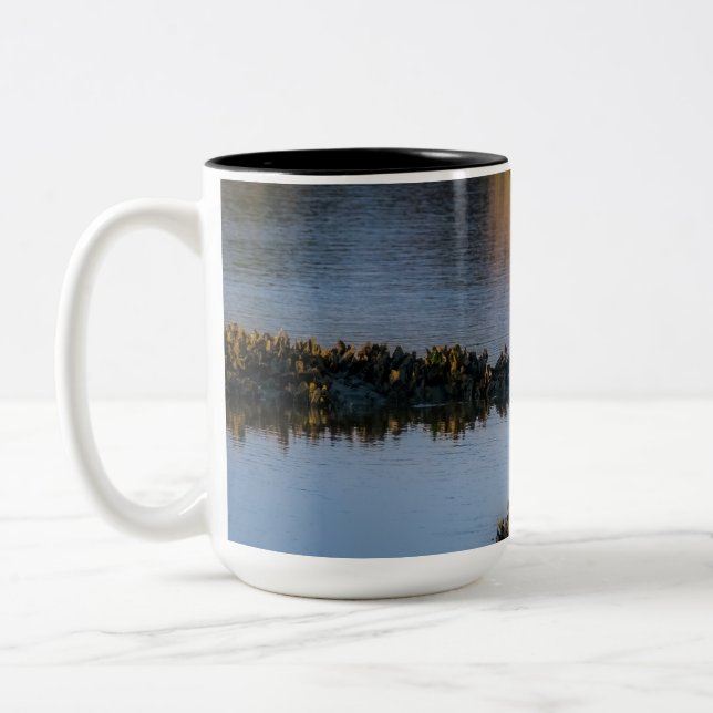 Sonnenuntergang Blick 11 oz oder 15 oz Tasse (Links)