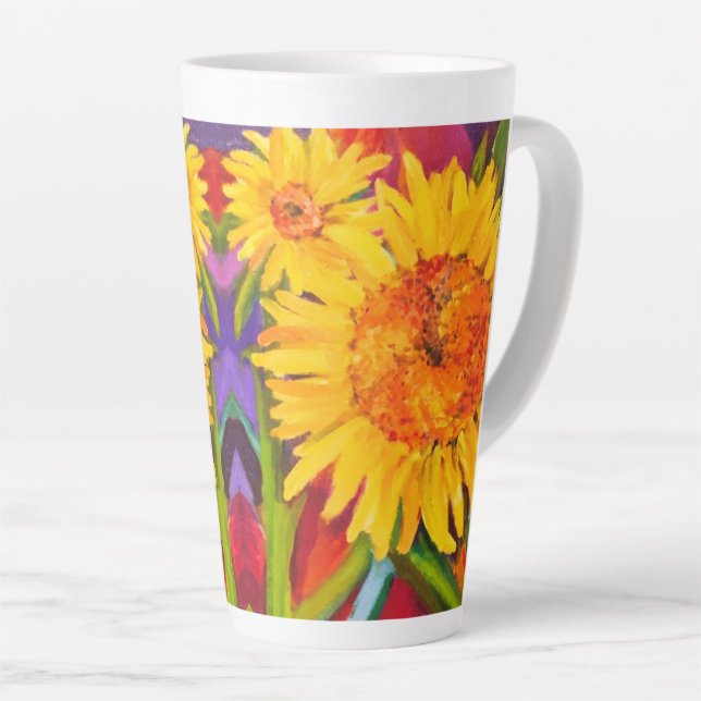 Sonnenuntergang Blume Milchtasse (Rechte Ecke)