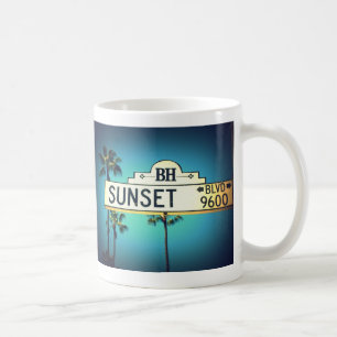 Sonnenuntergang-Boulevard. Tasse