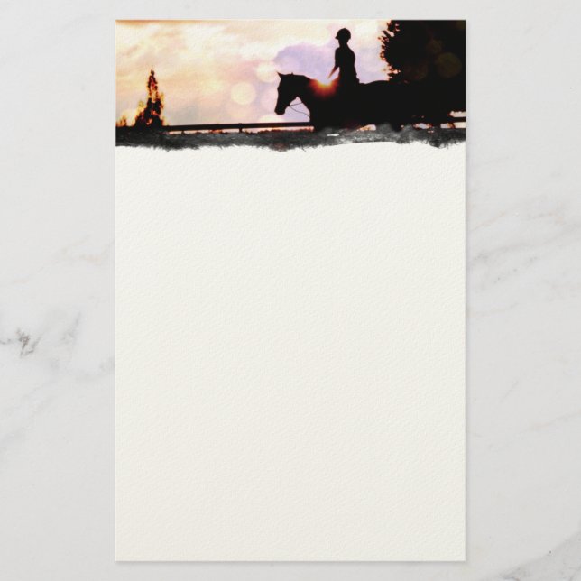 Sonnenuntergang Briefpapier (Vorderseite)