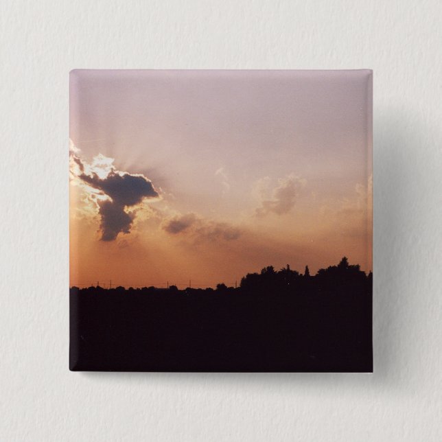Sonnenuntergang Button (Vorderseite)