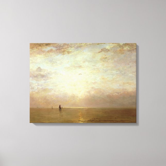 Sonnenuntergang, c.1887 leinwanddruck (Vorderseite)
