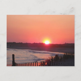 Sonnenuntergang * Cape May, New Jersey Postkarte