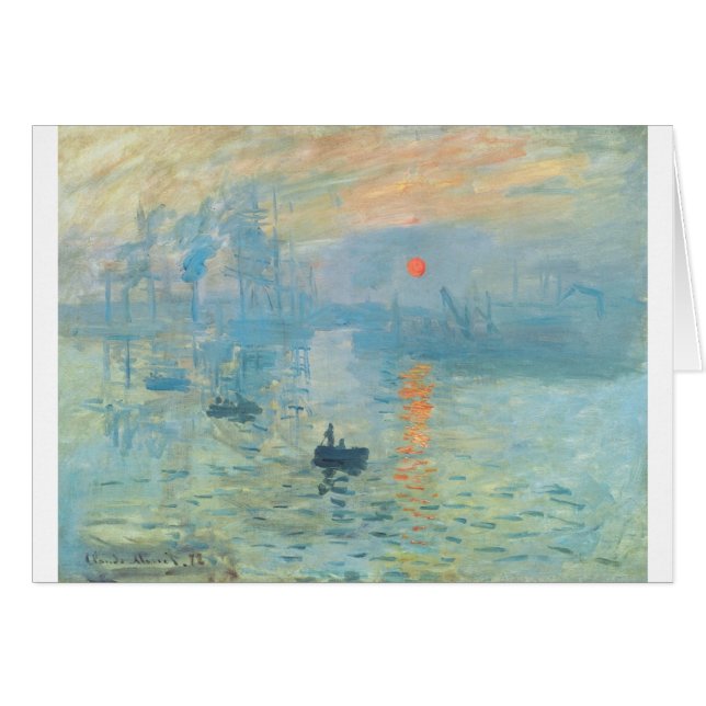 Sonnenuntergang - Claude Monet (Vorderseite (Horizontal))